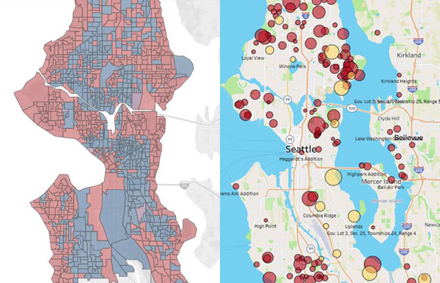 Seattle voting, red-lining maps