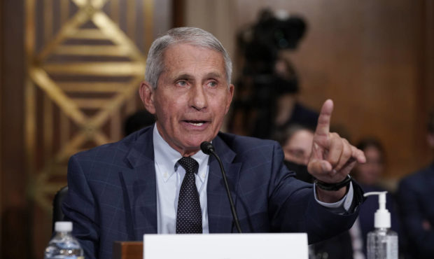 Dr. Anthony Fauci testifies before the Senate Health, Education, Labor, and Pensions Committee...