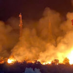 
              In this photo released by the Italian Firefighters, a view of a fire near Mandas, in the south of Sardinia, Italy, in the early hours of Thursday, Aug. 12, 2021, as  wildfires continue plaguing the region. Sicily, Sardinia, Calabria and also central Italy, as temperatures reached a record hight in Floridia, Sicily, were badly hit by wildfires. Climate scientists say there is little doubt that climate change from the burning of coal, oil and natural gas is driving extreme events, such as heat waves, droughts, wildfires, floods and storms. (Italian Firefighters via AP)
            