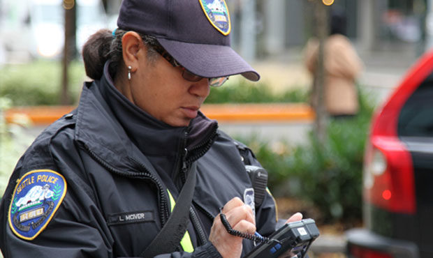 Seattle parking enforcement, SPD...