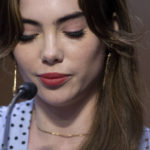 
              United States Olympic gymnast McKayla Maroney testifies during a Senate Judiciary hearing about the Inspector General's report on the FBI's handling of the Larry Nassar investigation on Capitol Hill, Wednesday, Sept. 15, 2021, in Washington. Nassar was charged in 2016 with federal child pornography offenses and sexual abuse charges in Michigan. He is now serving decades in prison after hundreds of girls and women said he sexually abused them under the guise of medical treatment when he worked for Michigan State and Indiana-based USA Gymnastics, which trains Olympians. (Saul Loeb/Pool via AP)
            