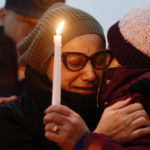 
              FILE — In this Feb. 7, 2019 file photo, Norma Sanchez, of New Rochelle, NY, mother of Valerie Reyes, grieves for her daughter during a candlelight vigil in Reyes' honor at Glen Island Park, in New Rochelle, N.Y. Javier Da Silva, who killed Valerie Reyes, whose body was found in a suitcase dumped in Connecticut, is "incredibly remorseful" for what he did to her and the pain he inflected on her family, and he understands he must serve a long prison sentence, according to new court documents filed by his lawyers, Wednesday, Sept. 8, 2021. (Tyler Sizemore/Hearst Connecticut Media via AP, File)
            