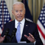 
              President Joe Biden speaks about the COVID-19 response and vaccinations in the State Dining Room of the White House, Friday, Sept. 24, 2021, in Washington. (AP Photo/Patrick Semansky)
            