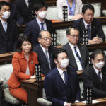 
              FILE - In this March 12, 2020, file photo, lawmakers attend a plenary session at the Lower House in Tokyo. The inclusion of two women among the four candidates vying to become the next prime minister seems like a big step forward for Japan's notoriously sexist politics. But their fate is in the hands of a conservative, mostly male governing party - and the leading female candidate has been criticized by observers for her right-wing gender policies. (AP Photo/Koji Sasahara, File)
            