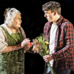 
              This image released by Polk & Co. shows Lois Smith and Samuel H. Levine in "The Inheritance." (Matthew Murphy/Polk & Co. via AP)
            