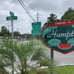 
              A sign welcomes people to the town of Hampton, S.C., on Monday, Sept. 20, 2021. Attorney Alex Murdaugh and his family have steered much of the legal world in this town of 2,600 for a century. (AP Photo/Jeffrey Collins)
            