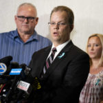 
              Richard Stafford, attorney for the family of Gabby Petito, whose death on a cross-country trip has sparked a manhunt for her boyfriend Brian Laundrie, speaks during a news conference, Tuesday, Sept. 28, 2021, in Bohemia, N.Y. (AP Photo/John Minchillo)
            