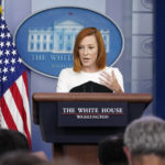 
              White House press secretary Jen Psaki speaks during the daily briefing at the White House in Washington, Wednesday, Sept. 22, 2021. (AP Photo/Susan Walsh)
            