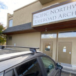 The Pacific Northwest Railroad Archive is located in an old plumbing supply building in Burien that the group purchased a decade ago. (Feliks Banel/KIRO Radio)