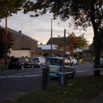 
              A quiet road leading to the Belfairs Methodist Church in Eastwood Road North, in Leigh-on-Sea, Essex, England, Saturday, Oct. 16, 2021 where British Conservative lawmaker David Amess died after being stabbed at a constituency surgery on Friday. Amess, a long-serving member of Parliament was stabbed to death during a meeting with constituents at a church in England, in what police said was a terrorist incident. A 25-year-old man was arrested in connection with the attack, which united Britain's fractious politicians in shock and sorrow. (AP Photo/Alberto Pezzali)
            