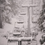 
              In this photo provided by Mammoth Mountain Ski Area, snow falls on Mammoth Mountain,  Monday, Oct. 25, 2021, in Mammoth Lakes, Calif. (Christian Pondella/Mammoth Mountain Ski Area via AP)
            