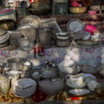
              Household items are displayed at a flea market in Kabul, Afghanistan, Monday, Sept. 27, 2021. Second-hand markets have proliferated in Kabul where many families have sold their belongings before leaving the country or due to financial struggle. (AP Photo/Bernat Armangue)
            