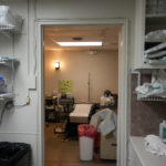 
              A procedure room where doctors perform abortions is prepared ahead of the arrival of patients at the start of the workday, Saturday, Oct. 9, 2021, at Hope Medical Group for Women in Shreveport, La. The nation's most restrictive abortion law is driving many women from Texas to seek services in neighboring states. The abortion clinic in Shreveport, is among the clinics being inundated. (AP Photo/Rebecca Blackwell)
            