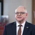 
              FILE - In this March 28, 2021, file photo, Minnesota Gov. Tim Walz delivers his third State of the State address in Mankato, Minn. Walz called on lawmakers Tuesday, Oct. 5, 2021, to approve a series of new measures to respond to the fourth wave of the COVID-19 pandemic, including vaccine and testing requirements for teachers and school staff, and for long-term care workers. (Glen Stubbe/Star Tribune via AP, Pool, file)
            
