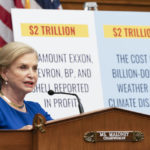 
              Rep. Carolyn Maloney, D-N.Y., chairwoman of the House Committee on Oversight and Reform, speaks at committee hearing on the role of fossil fuel companies in climate change, Thursday, Oct. 28, 2021, on Capitol Hill in Washington. (AP Photo/Jacquelyn Martin)
            