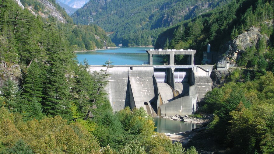 Skagit River dam...