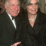 
              FILE - Mel Brooks and his wife Anne Bancroft arrive for 75th anniversary gala for Time magazine at Radio City Music Hall in New York on  March 3, 1998. Brooks released a memoir, "All About Me!: My Remarkable Life in Show Business." (AP Photo/Mark Lennihan, File)
            