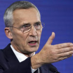 
              NATO Secretary General Jens Stoltenberg speaks to the media during a news conference on the sideline of the NATO Foreign Ministers meeting in Riga, Latvia Tuesday, Nov. 30, 2021. (AP Photo/Roman Koksarov)
            
