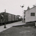 Cheney's depot as it appeared in the 1930s; it was designed with input from Cheney mayor -- and future Washington governor -- Clarence Martin. (Courtesy Cheney History Museum)