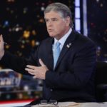 
              FILE - Fox News host Sean Hannity speaks during a taping of his show, "Hannity," on Aug. 7, 2019, in New York. The revelation that Fox News Channel personalities sent text messages to the White House during the Jan. 6 insurrection urging President Donald Trump to call off the attack is the latest example of the network's stars seeking to influence the actions of newsmakers instead of simply reporting the news.(AP Photo/Frank Franklin II, File)
            