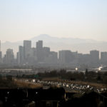 
              The downtown Denver skyline is seen on Friday, Dec. 3, 2021. The Mile High City has already shattered its 87-year-old record for the latest measurable snowfall set on Nov. 21, 1934, and it's a little more than a week away from breaking an 1887 record of 235 consecutive days without snow. The scenario is playing out across much of the Rocky Mountains, as far north as Montana and in the broader Western United States, which is experiencing a megadrought that studies link to human-caused climate change. (AP Photo/Thomas Peipert)
            