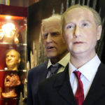 
              Wax figures depicting U.S. President Joe Biden and Russian President Vladimir Putin are displayed at a wax sculptures exhibition walks past in St. Petersburg, Russia, Monday, Dec. 6, 2021. President Joe Biden and Russian President Vladimir Putin will speak in a video call Tuesday as tensions between the U.S. and Russia escalate over a Russian troop buildup on the Ukrainian border seen as a sign of a potential invasion. (AP Photo/Dmitri Lovetsky)
            