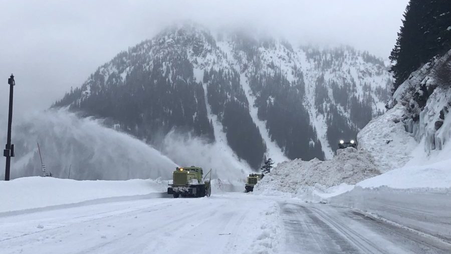 Stevens Pass, snow...