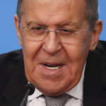 
              Russian Foreign Minister Sergey Lavrov speaks during his annual news conference in Moscow, Russia, Friday, Jan. 14, 2022. (Maxim Shipenkov/Pool Photo via AP)
            