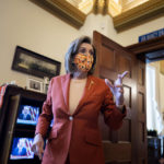 
              Speaker of the House Nancy Pelosi, D-Calif., talks to The Associated Press about the impact of the Jan. 6 attack by a mob loyal to then-President Donald Trump, during a tour of her office on Capitol Hill in Washington, Wednesday, Jan. 5, 2022. Pelosi said she can never forgive Trump or the rioters for the trauma that they inflicted on the congressional staff. (AP Photo/J. Scott Applewhite)
            