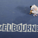 
              FILE - Serbia's Novak Djokovic reacts after losing a point to Britain's Andy Murray during their semifinal at the Australian Open tennis championship, in Melbourne, Australia, Jan. 27, 2012. (AP Photo/John Donegan, File)
            