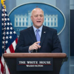 
              Infrastructure Implementation Coordinator Mitch Landrieu speaks during a press briefing at the White House, Tuesday, Jan. 18, 2022, in Washington. The Biden administration is issuing a guidebook to help federal, state and local government officials know how to access the nearly $1 trillion made available by the bipartisan infrastructure deal. Landrieu is supervising the infrastructure spending. (AP Photo/Evan Vucci)
            