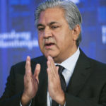 
              FILE - Arif Naqvi, the founder and CEO of the Abraaj Group, speaks at the Bloomberg Global Business Forum, Sept. 20, 2017, in New York. A regulatory body in Dubai said Thursday, Jan. 27, 2022, it is fining the Pakistani-born founder of Abraaj Group, the now defunct Mideast private equity firm accused of fraud, a staggering penalty of $135.5 million. (AP Photo/Mark Lennihan, File)
            