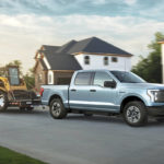 
              This undated photo provided by Ford shows the 2022 Ford F-150 Lightning, an all-electric pickup with an estimated range of about 230-300 miles. (Courtesy of Ford Motor Co. via AP)
            