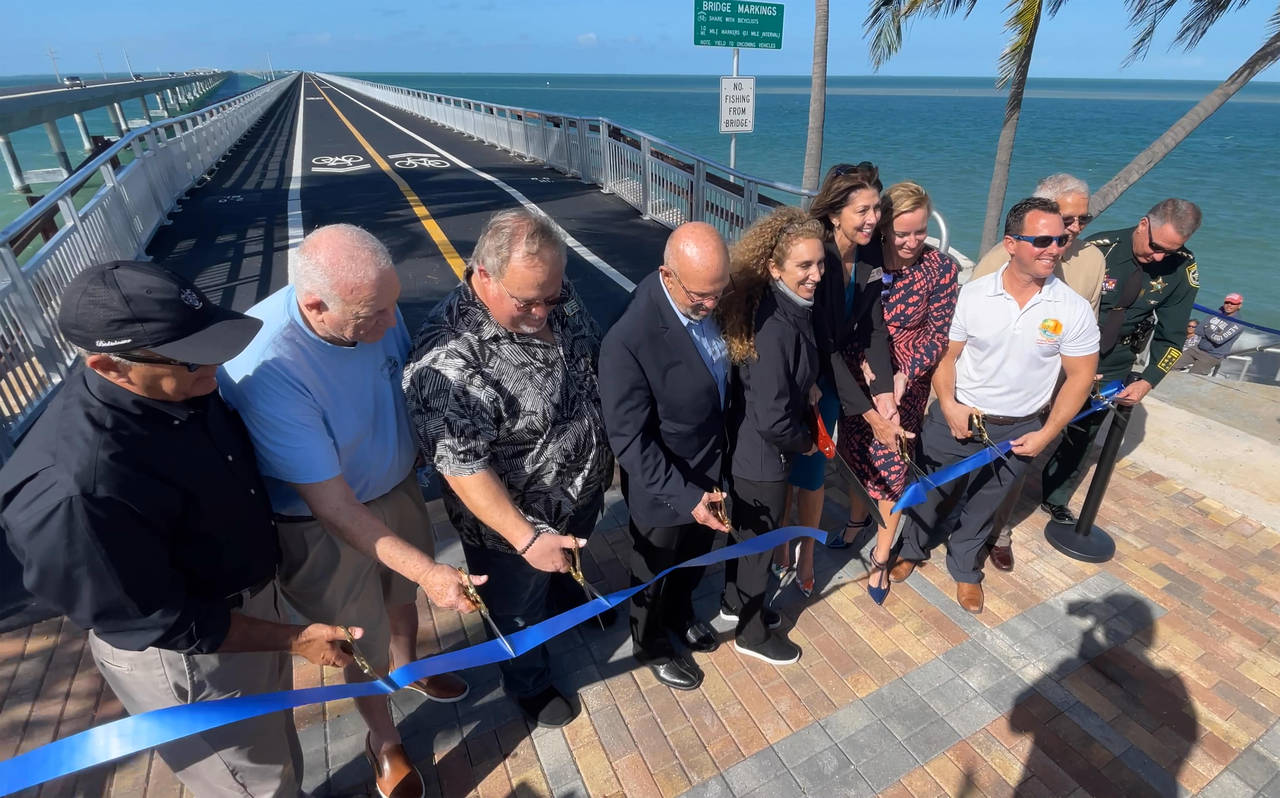 Old Florida Keys Bridge Reopens To Pedestrians, Bicyclists   WSVN 7News