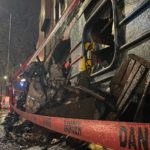 Demolition appears to be underway for the Guild 45th Theatre in Seattle's Wallingford neighborhood. (Feliks Banel/KIRO Radio)