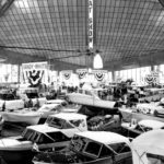 The Seattle Boat Show moved to the Seattle Center Coliseum, now Climate Pledge Arena, in 1963 – the year after the Coliseum was built for the Seattle World’s Fair. (Courtesy Northwest Marine Trade Association)