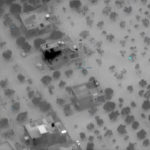 
              This image from video provided by the Department of Defense and released on Feb. 3, 2022, shows the compound after a raid where Abu Ibrahim al-Hashimi al-Qurayshi, leader of the Islamic State Group, died in Syria's northwestern Idlib province. A U.S. official says that the militant leader, one of the world's most wanted terrorists, exploded a bomb that killed himself and members of his family during the overnight raid by an elite U.S. military force. (Department of Defense via AP)
            
