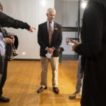 
              Dr. Charles Lutin attends an event in Rome, Ga., where he kicked off his campaign for Georgia's 14th congressional district on Saturday, Feb. 5, 2022. Lutin is among the candidates challenging Republican Marjorie Taylor Greene in Georgia's May 24 primary. (AP Photo/Ben Gray)
            