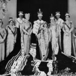 
              FILE - Britain's King George VI, centre, poses with his wife Queen Elizabeth, centre right, daughers Princess Elizabeth foreground centre and Margaret, along with members of the family, after his coronation, in London, May 15, 1937. Family members from left, the Princess Royal, the Duchess and Duke of Gloucester, Queen Mary, the Duke and Duchess of Kent, and Princess Maud of Norway. Queen Elizabeth II will mark 70 years on the throne Sunday, Feb. 6, 2022 an unprecedented reign that has made her a symbol of stability as the United Kingdom navigated an age of uncertainty. (AP Photo, File)
            
