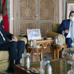 
              U.S. Secretary of State Antony Blinken meets with Morocco's Foreign Minister Nasser Bourita at the Foreign Ministry in Rabat, Morocco, Tuesday, March 29, 2022. (AP Photo/Jacquelyn Martin, Pool)
            