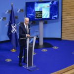 
              President Joe Biden speaks during a news conference after a NATO summit and Group of Seven meeting at NATO headquarters, Thursday, March 24, 2022, in Brussels. (AP Photo/Evan Vucci)
            