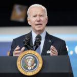 
              President Joe Biden speaks about status of the country's fight against COVID-19 in the South Court Auditorium on the White House campus, Wednesday, March 30, 2022, in Washington. (AP Photo/Patrick Semansky)
            