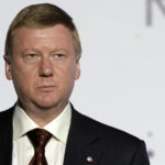 
              FILE - Rusnano corporation chief Anatoly Chubais looks on at a Nanotechnology Forum in Moscow, Russia, Oct. 6, 2009. The resignation of Chubais, who was President Vladimir Putin's envoy to international organizations for sustainable development, was not the first resignation of a state official over the war with Ukraine, but it was one of the most striking. (AP Photo, File)
            