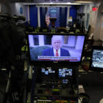 
              FILE - In a pre-recorded video message, President Donald Trump delivers a statement after rioters stormed the Capitol building during the electoral college certification of Joe Biden as President, Jan. 6, 2021, in Washington. On the day of the Capitol riot that shook American democracy, there are no official White House phone notations from about 11 a.m. to about 7 p.m. While that leaves holes in the record, a lot of publicly available information has surfaced about what Trump did do and say.  (AP Photo/Evan Vucci, File)
            