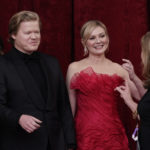 
              Jesse Plemons, left, and Kirsten Dunst arrive at the Oscars on Sunday, March 27, 2022, at the Dolby Theatre in Los Angeles. (AP Photo/Jae C. Hong)
            