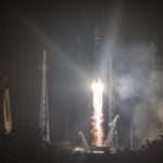 
              FILE - This photo provided by the CNES shows a Russian Soyuz rocket lifting off from the Kourou space base, French Guiana, early Wednesday Dec.18, 2019. The war in Ukraine is causing a swift and broad decaying of scientific ties between Russia and the West. (JM Guillon/ESA-CNES-Arianespace via AP, File)
            