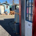 Some of the houses in the Georgetown Tiny House Village in Seattle. (Jason Rantz/KTTH)