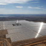 
              FILE - An aerial view of a solar power plant in Ouarzazate, central Morocco on Feb.4, 2016. Renewable energy's potential across the African continent remains largely untapped, according to a new report in April 2022 by the United Nation's Intergovernmental Panel on Climate Change. (AP Photo/Abdeljalil Bounhar, File)
            