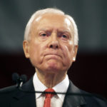 
              FILE - Sen. Orrin Hatch, R-Utah, speaks during the Utah Republican Party 2016 nominating convention Saturday, April 23, 2016, in Salt Lake City. Hatch, who became the longest-serving Republican senator in history as he represented Utah for more than four decades, died Saturday, April 23, 2022, at age 88. (AP Photo/Rick Bowmer, File)
            