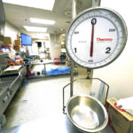 
              A scale rests between each of the autopsy bays in the Mississippi Crime Laboratory in Pearl, Miss., Aug. 26, 2021. (AP Photo/Rogelio V. Solis)
            